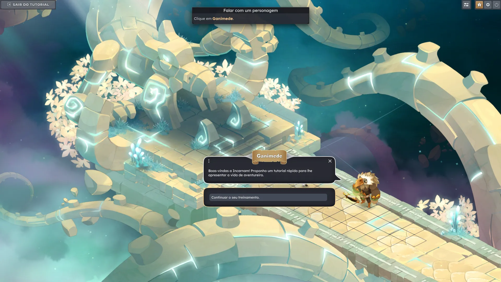 Templo celeste - Tutorial inicial